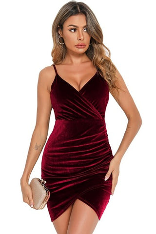 Velvet Hour Mini Dress