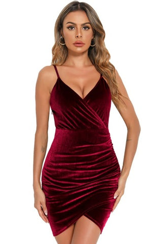 Velvet Hour Mini Dress