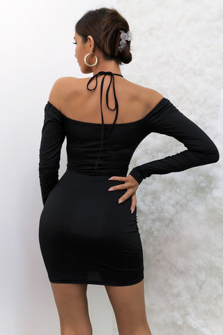 A Little Tied Down Mini Dress