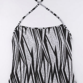 Tahiti Vacay Halter Midi Dress