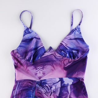 Purple Rain Mini Dress