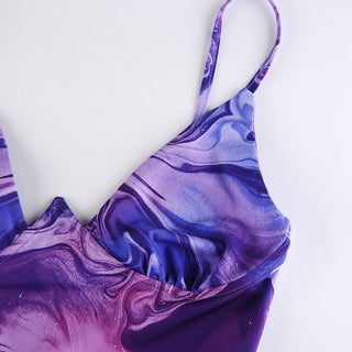 Purple Rain Mini Dress