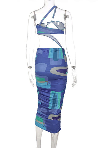 Too Wavy Cut Out Midi Dress