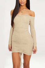 Load image into Gallery viewer, All Ruched Up Mini Dress
