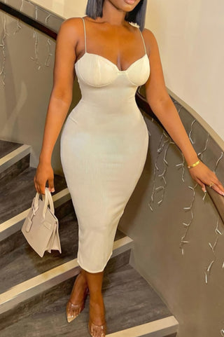 4VANITY Basics Bodycon Midi Dress