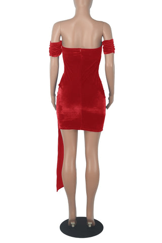 Forever In Love Velvet Mini Dress