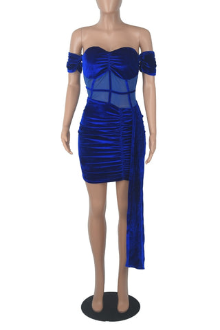 Forever In Love Velvet Mini Dress