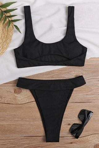 Sunset High Waist Two-Piece Bikini