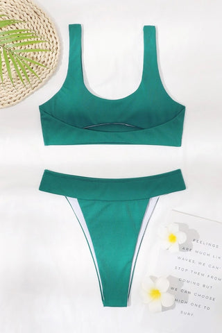 Sunset High Waist Two-Piece Bikini