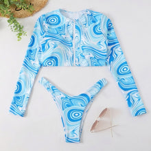 Load image into Gallery viewer, Surfer Girl Two Piece Swim Set
