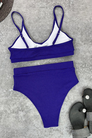 Summer Love High Waist Two Piece Swimsuit