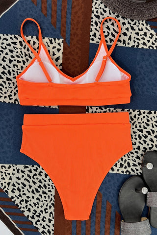Summer Love High Waist Two Piece Swimsuit