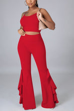 Load image into Gallery viewer, With Flare Two Piece Pant Set
