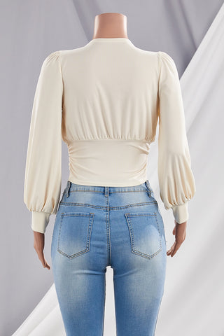Vivian Deep V Blouse