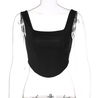 4VANITY Basics Black Crop Tee