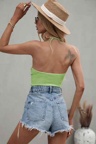 4VANITY Sleeveless Halter Top