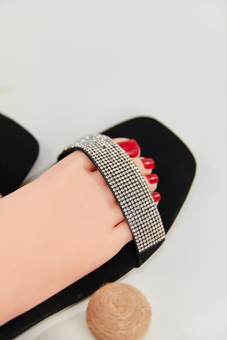 4VANITY Lola Rhinestone Sandals