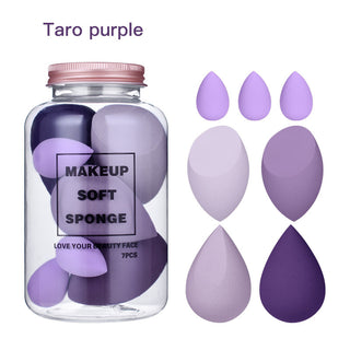 7Pcs 4VANITY Makeup Sponge Set