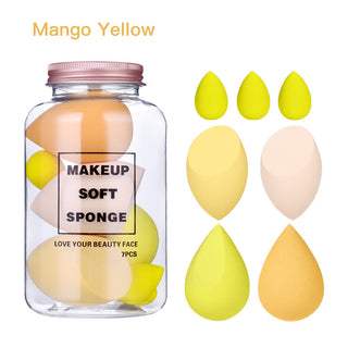 7Pcs 4VANITY Makeup Sponge Set
