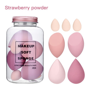 7Pcs 4VANITY Makeup Sponge Set